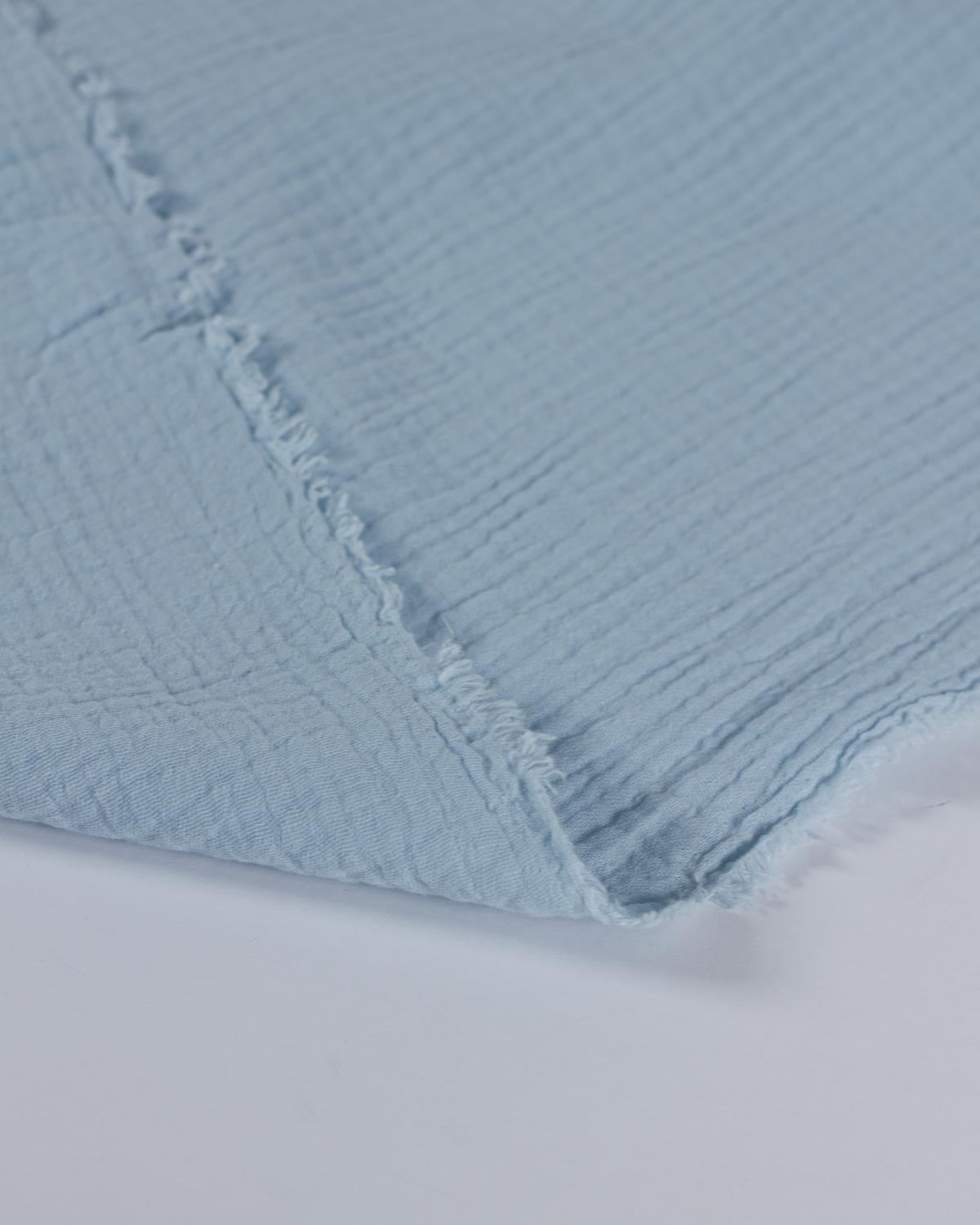 Cotton Double Gauze Fabric - Powder Blue