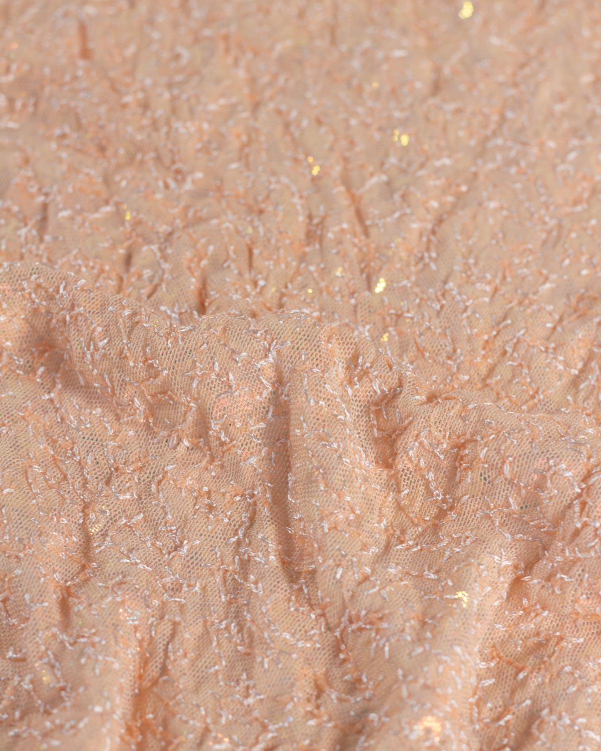 Stretch Power-Mesh Sequin Fabric - Crystal Sparkle