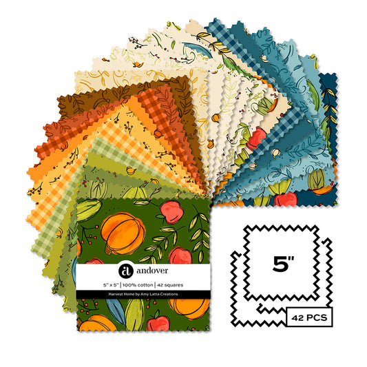 Patchwork Cotton - Harvest Home - Charm Pack