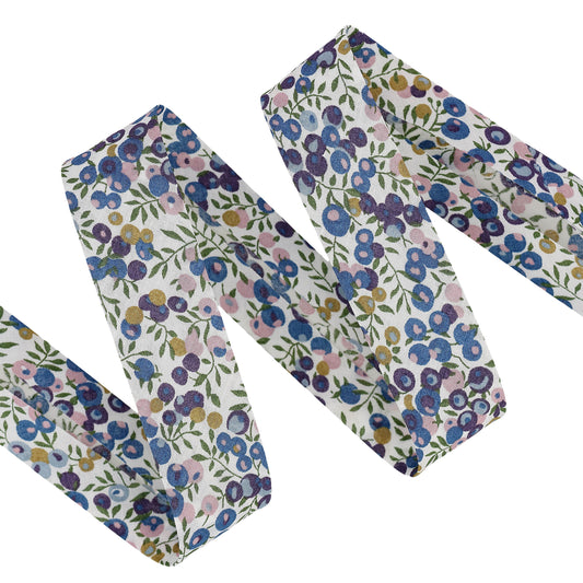 Liberty Print Bias Binding Tape - 20mm - Wiltshire Bud D