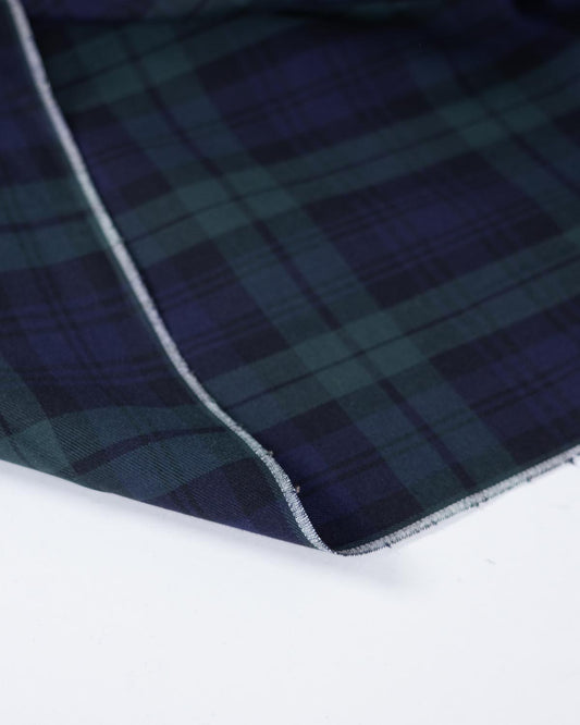 Brushed Cotton Twill - Blackwatch Tartan