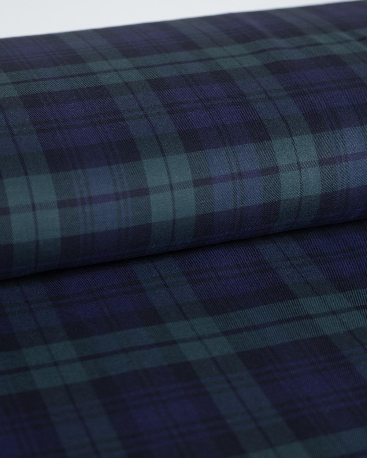 Brushed Cotton Twill - Blackwatch Tartan