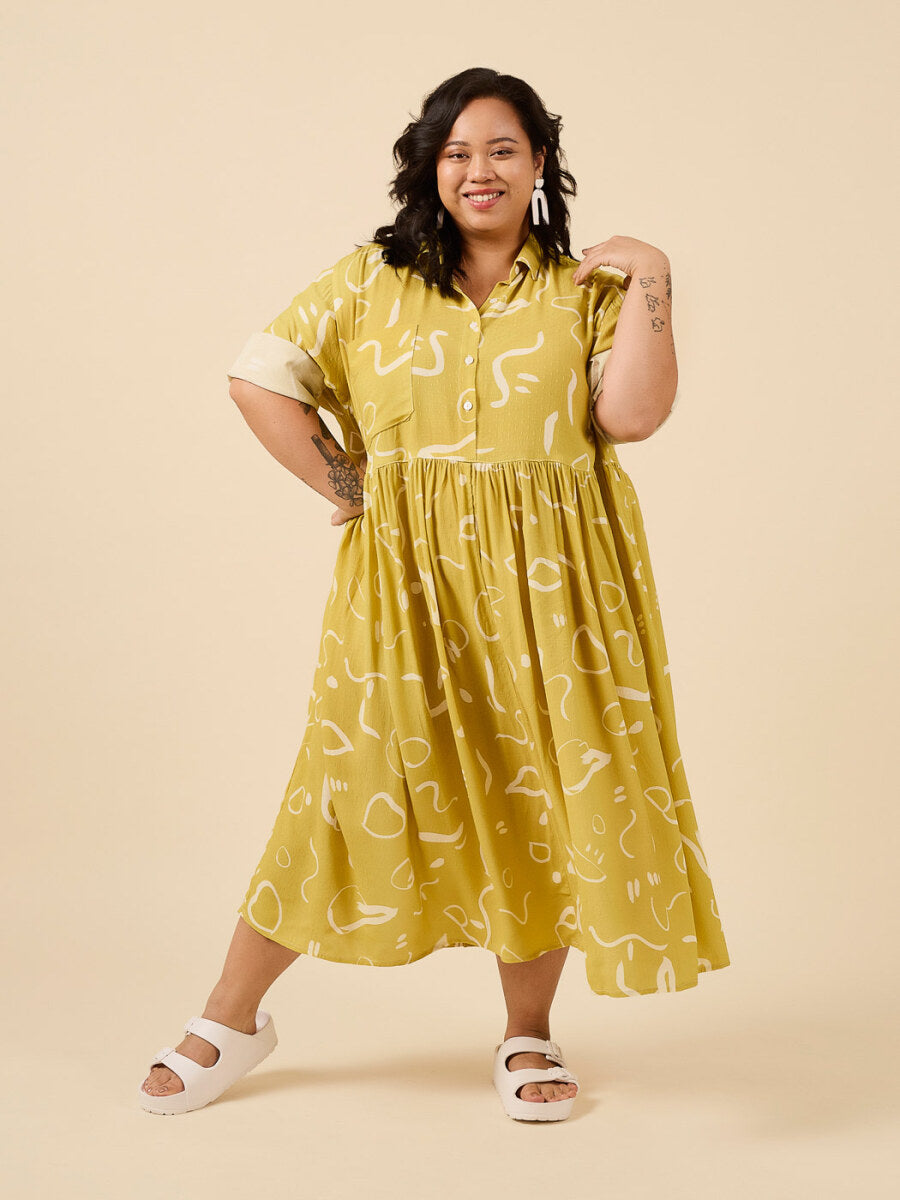 Closet Core - Paper Sewing Pattern - Jenna Shirt + Shirtdress