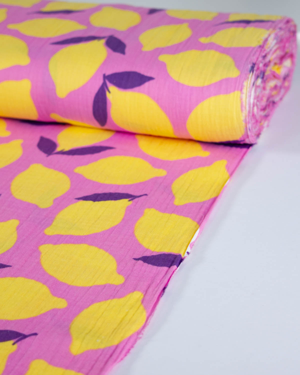 Cotton Double Gauze Fabric – Lemon Patch