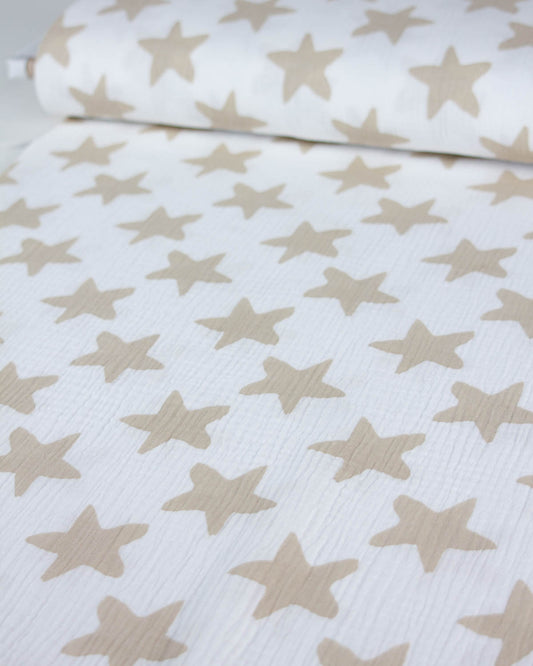 Cotton Double Gauze Fabric – Sleepy Stars