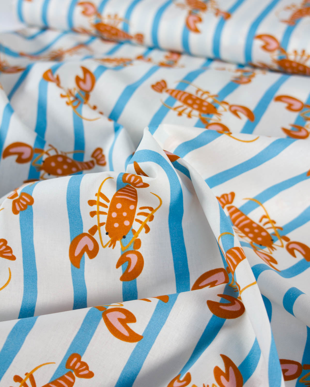 Cotton Fabric – Lobster Bay