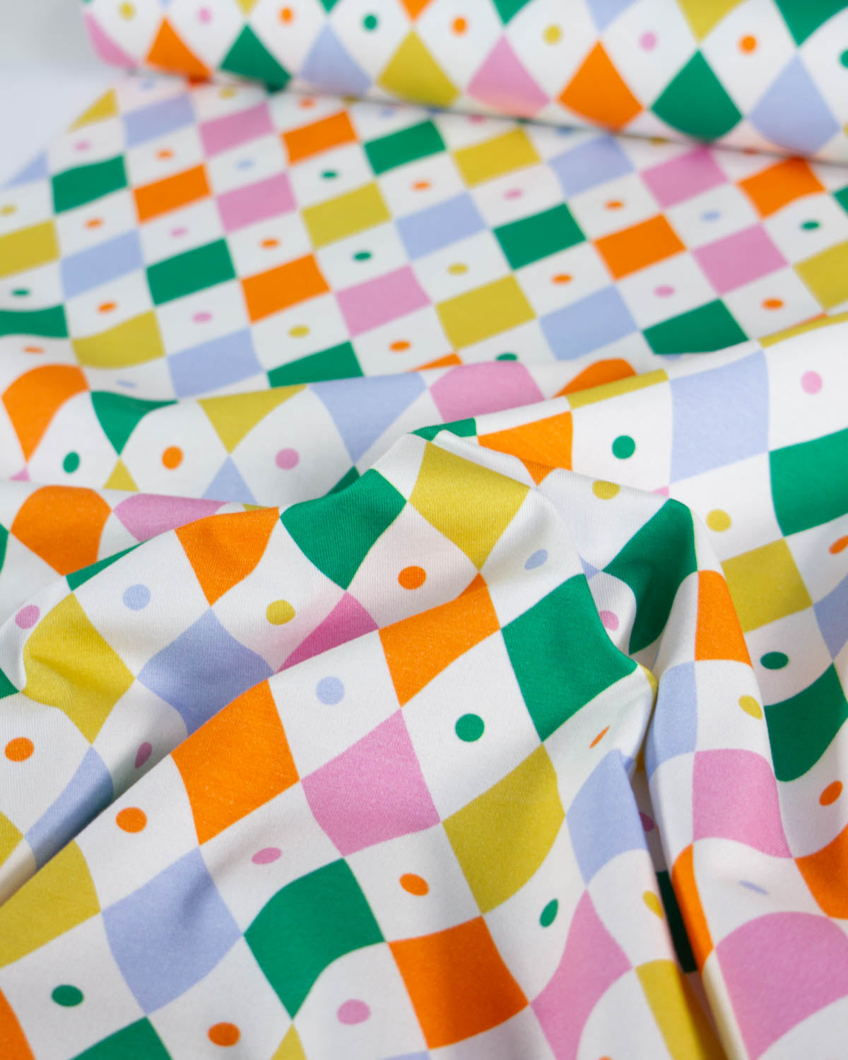 Cotton Jersey Fabric – Harlequin Confetti