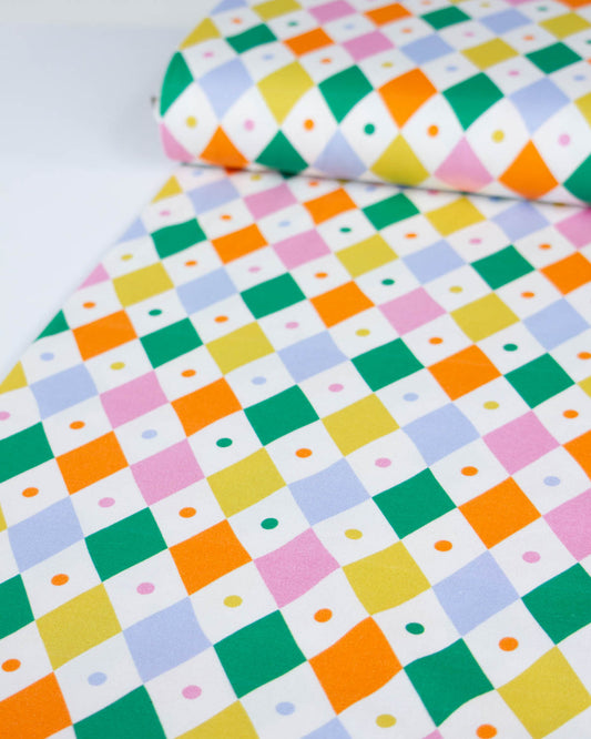 Cotton Jersey Fabric – Harlequin Confetti