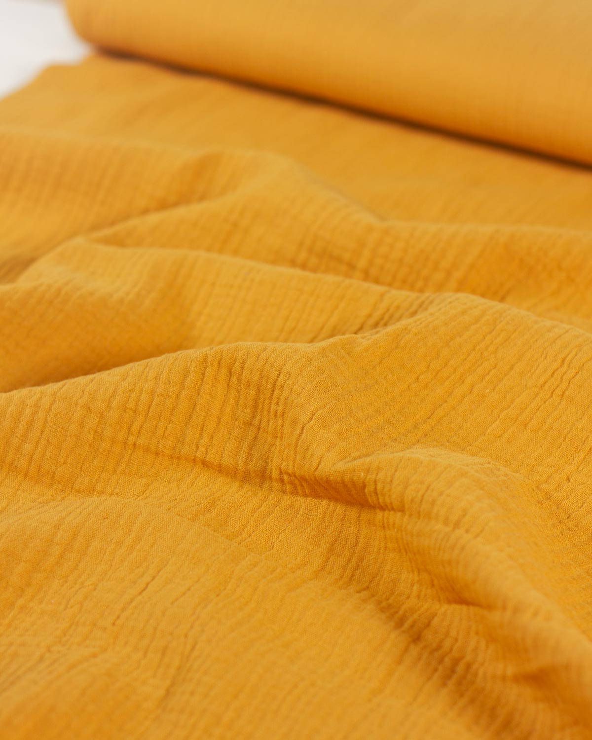 Cotton Double Gauze Fabric - Gold