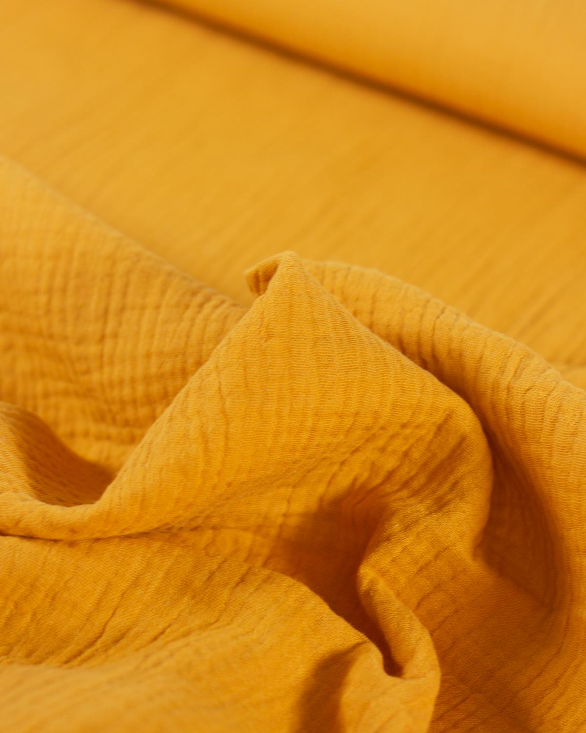 Cotton Double Gauze Fabric - Gold