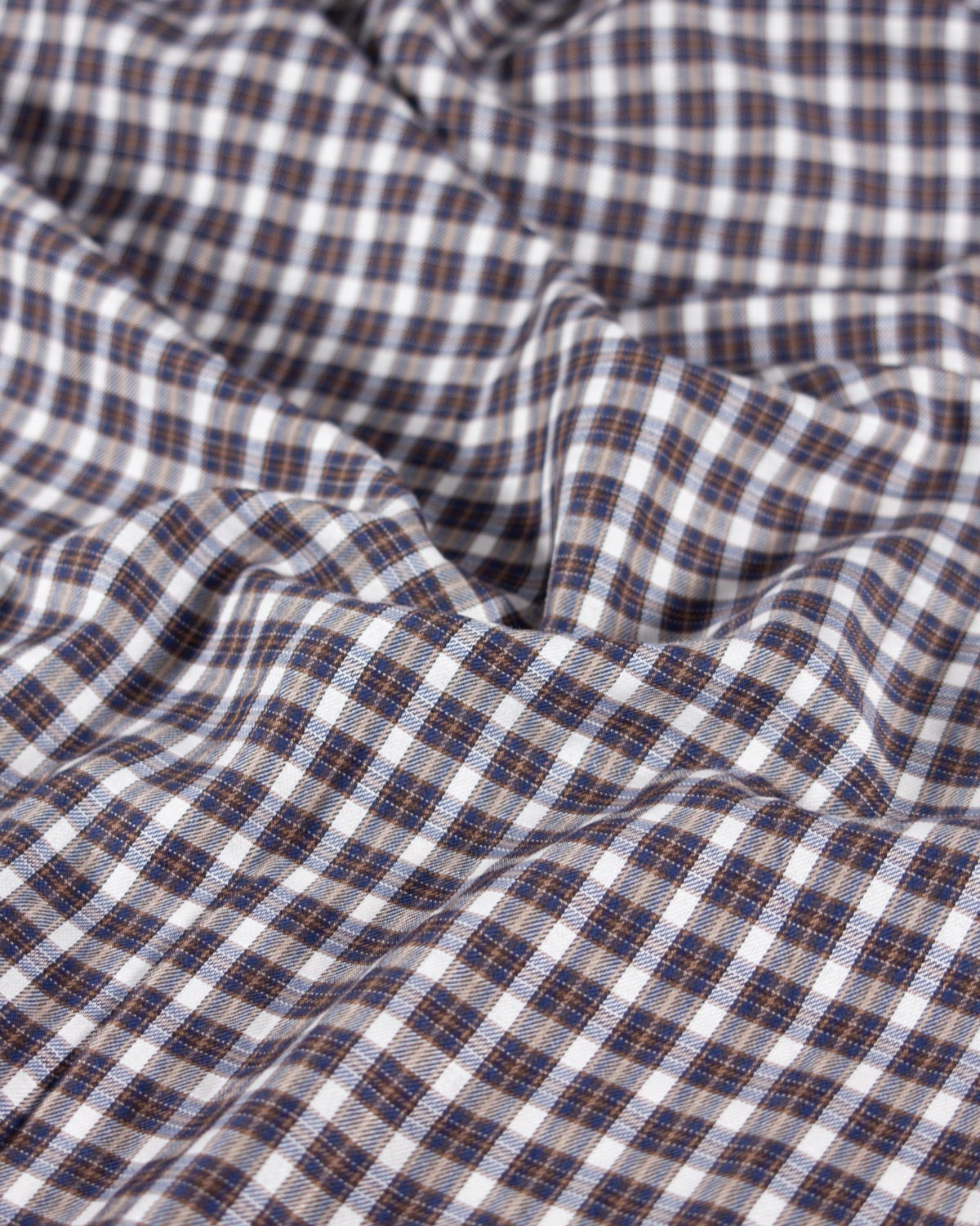 Organic Cotton Blend Twill - Little Cabin Plaid
