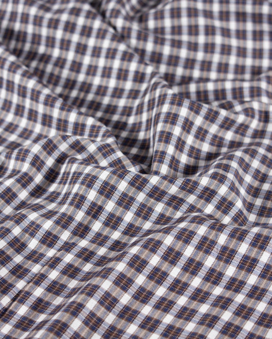 Organic Cotton Blend Twill - Little Cabin Plaid