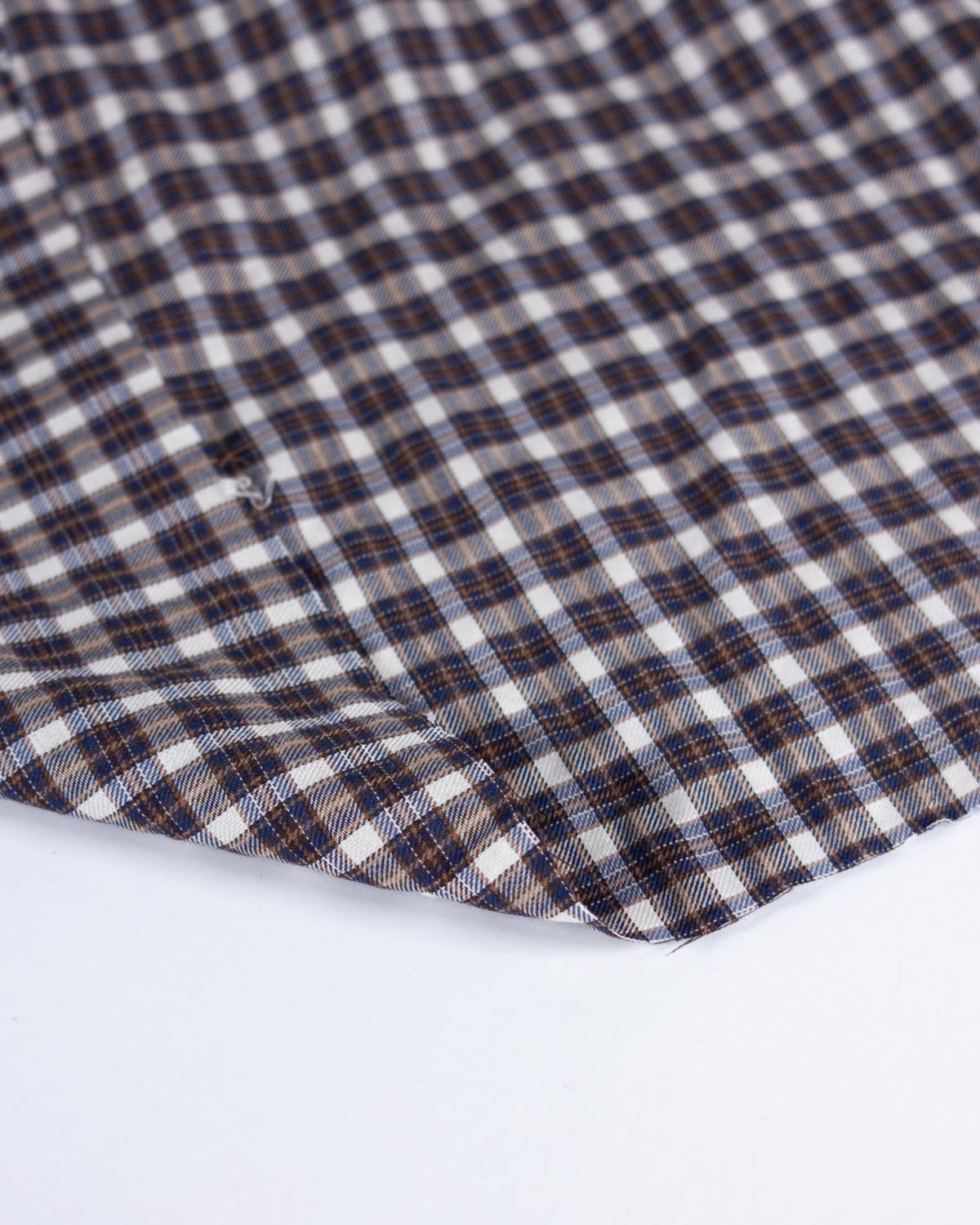Organic Cotton Blend Twill - Little Cabin Plaid