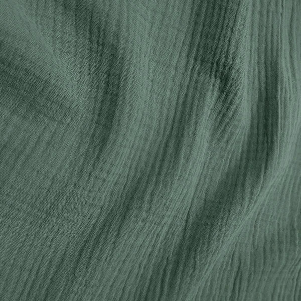 Cotton Double Gauze Fabric - Ivy