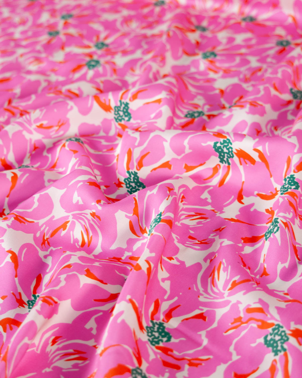 Lyocell Sateen Fabric – Flower Market
