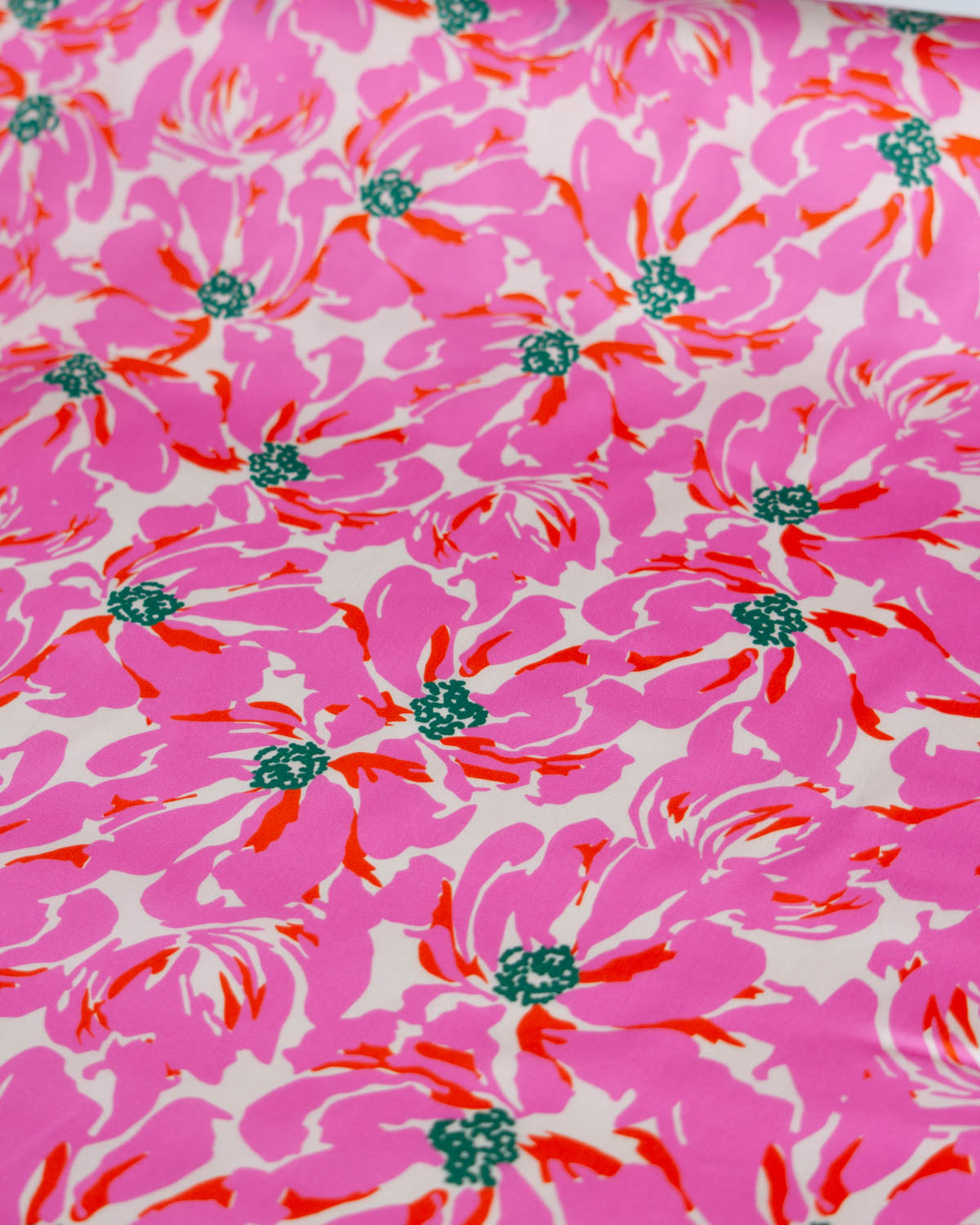 Lyocell Sateen Fabric – Flower Market