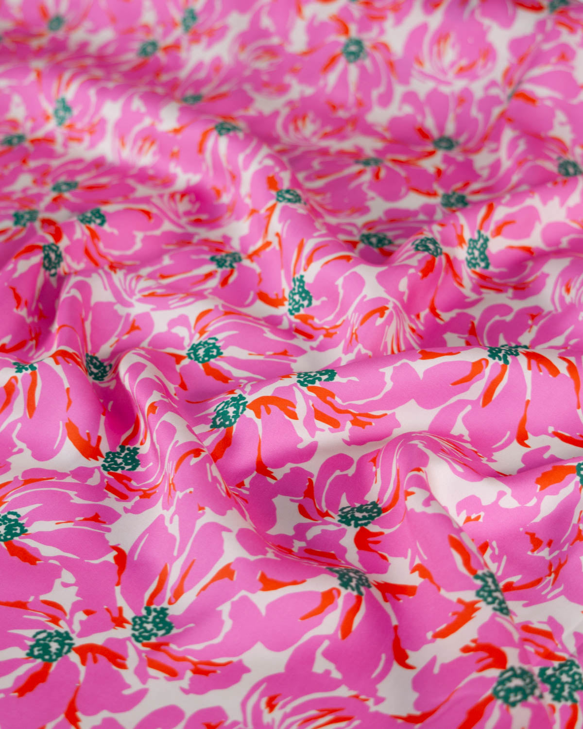 Lyocell Sateen Fabric – Flower Market