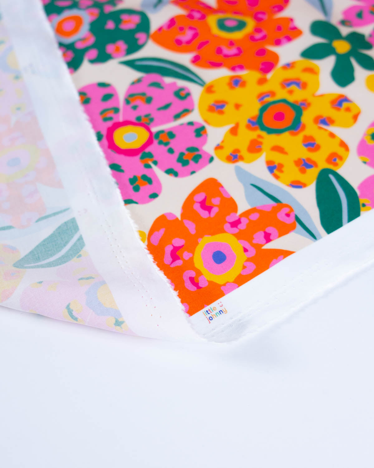 Lyocell Sateen Fabric – Leopard Daisy