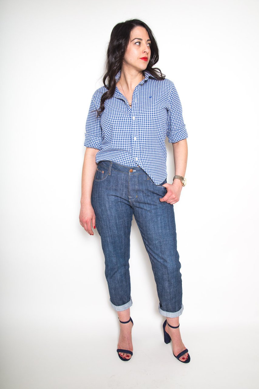 Closet Core - Paper Sewing Pattern - Morgan Boyfriend Jeans