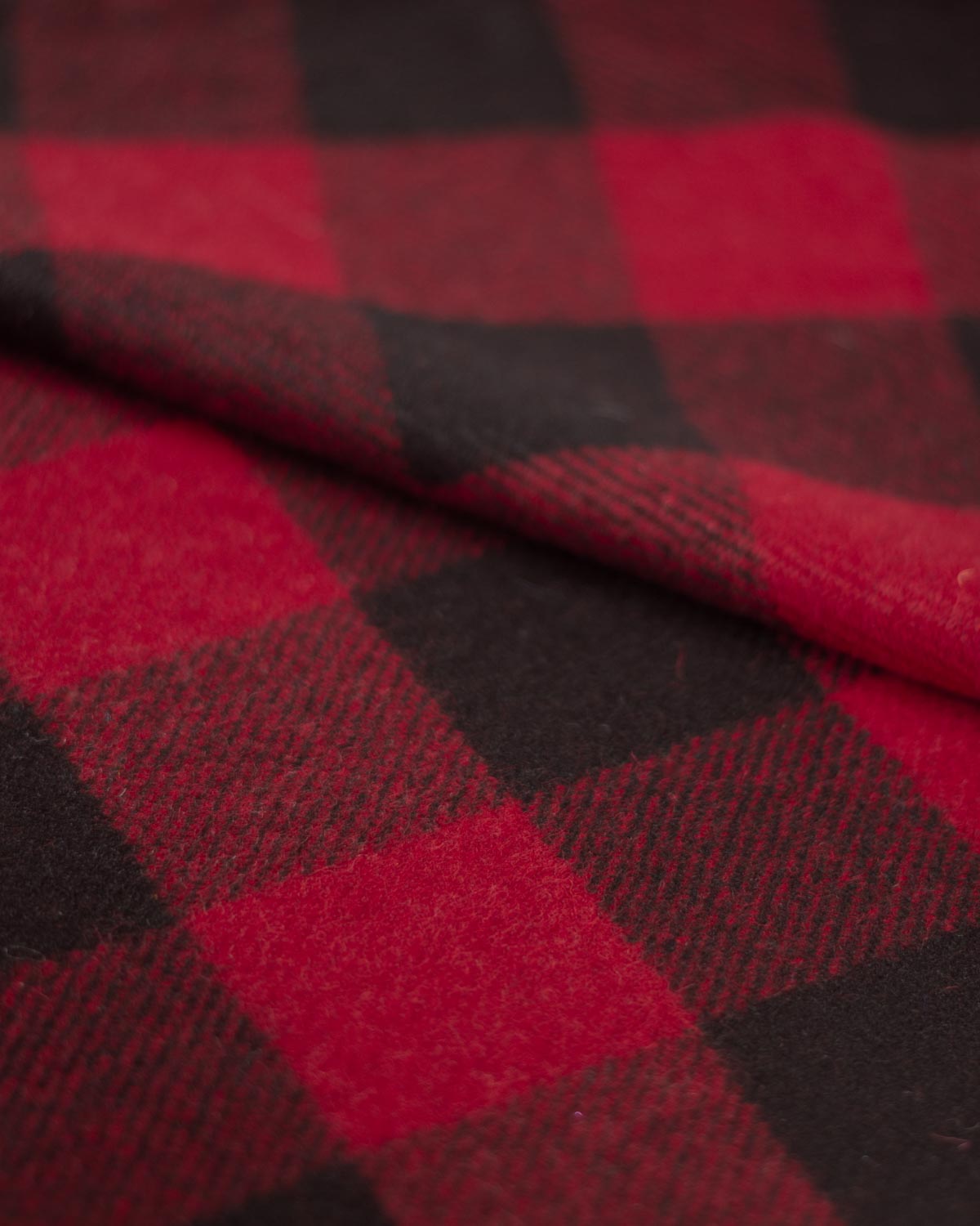 Pure Wool Twill Fabric - Blackwood Buffalo Check