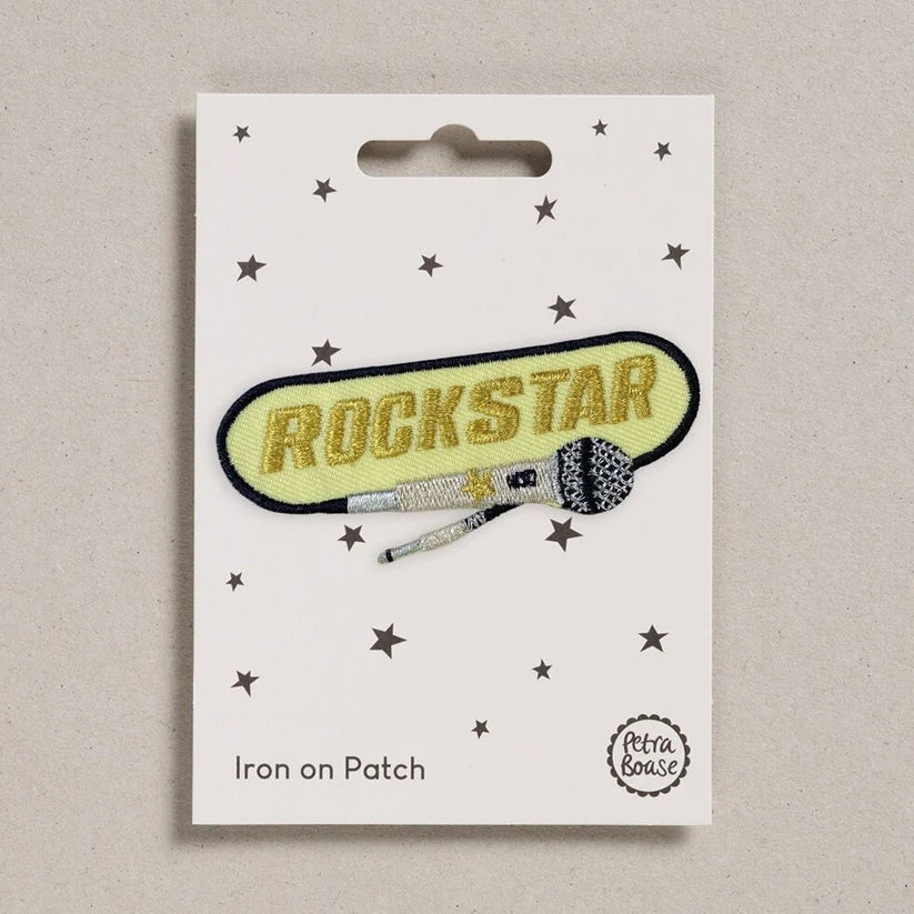 Iron On Patch Motif - Rockstar