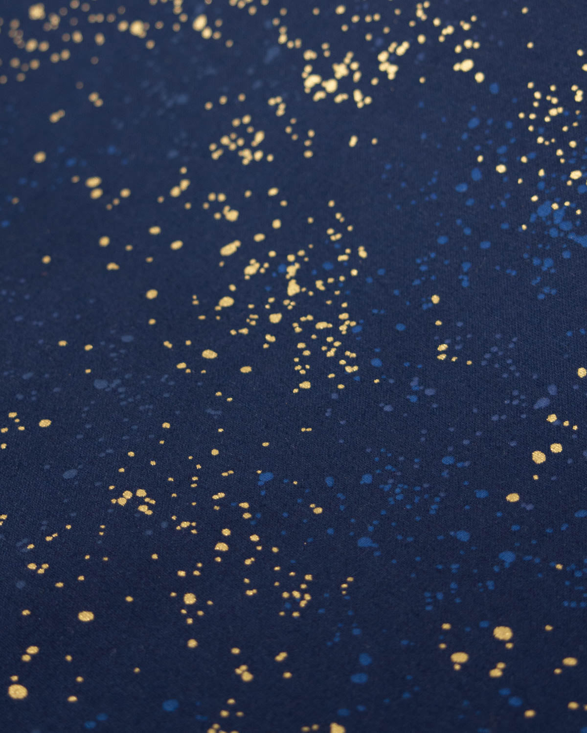 Ruby Star Society Canvas Fabric - Speckled - Metallic Navy