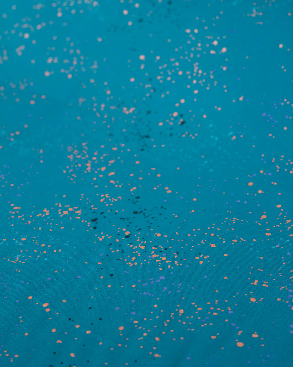 Ruby Star Society Canvas Fabric - Speckled - Metallic Teal