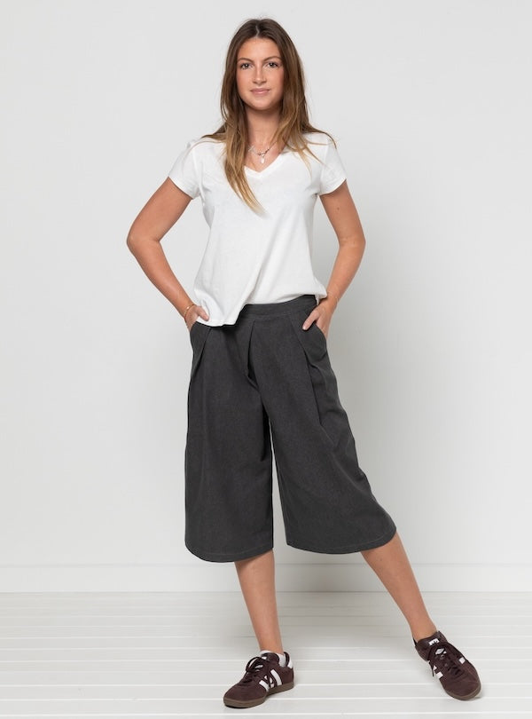 Style Arc - Paper Sewing Pattern - Erin Woven Culottes