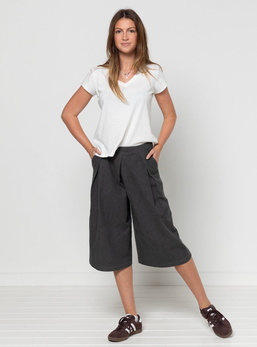 Style Arc - Paper Sewing Pattern - Erin Woven Culottes