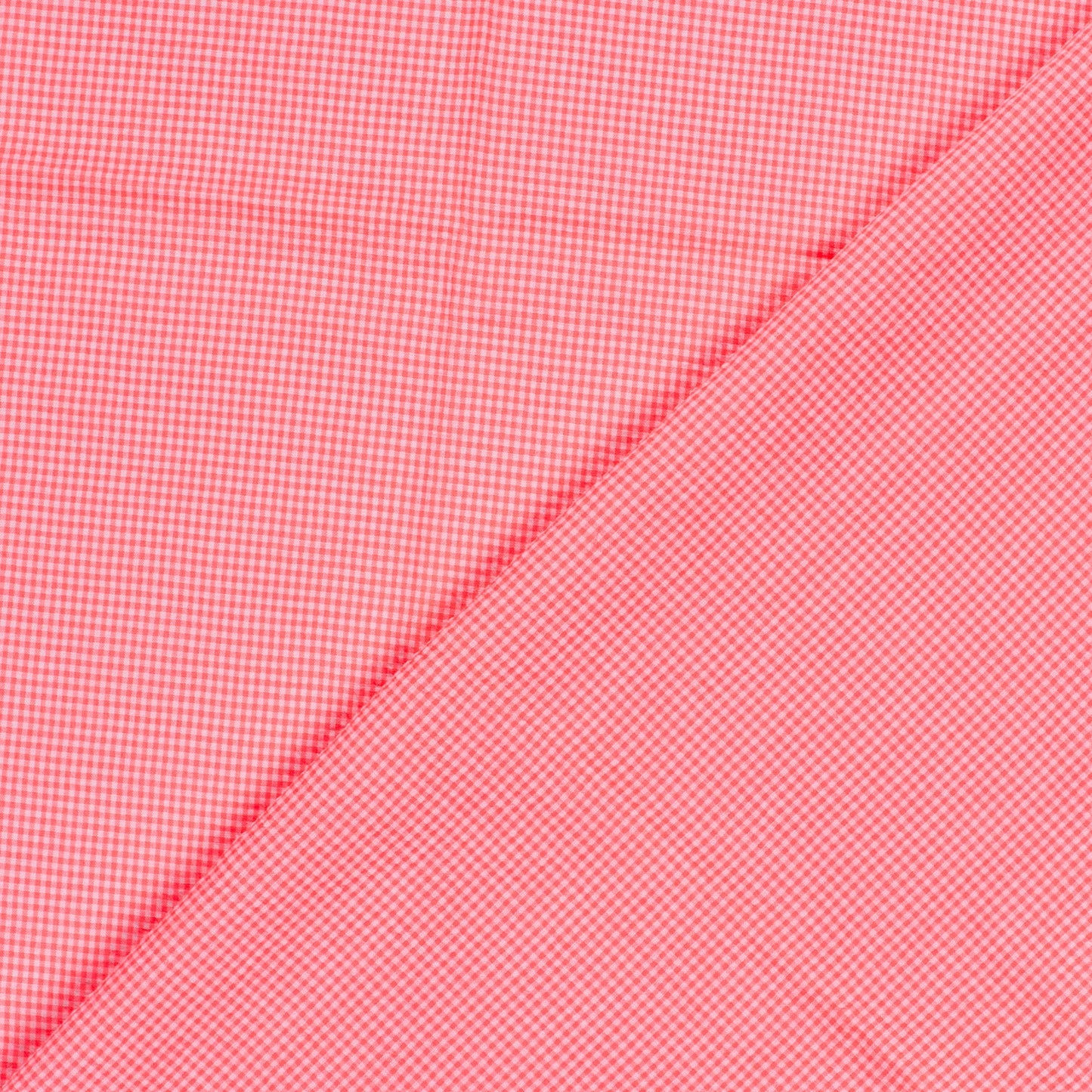 Seersucker Mini Gingham Fabric – Raspberry Sherbet