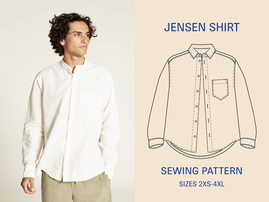 Wardrobe by Me - Paper Sewing Pattern - Jensen Shirt