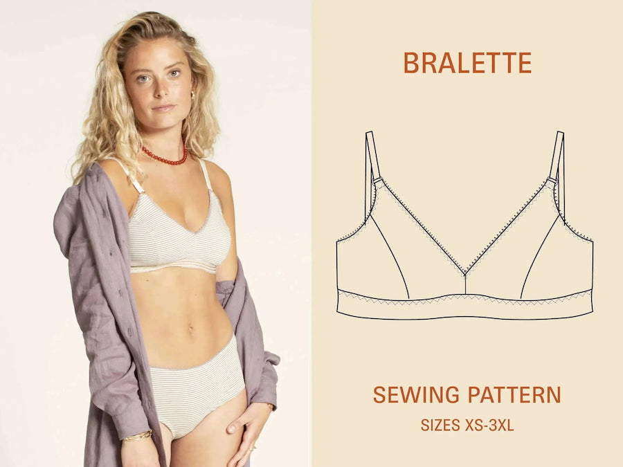Wardrobe by Me - Paper Sewing Pattern - Bralette