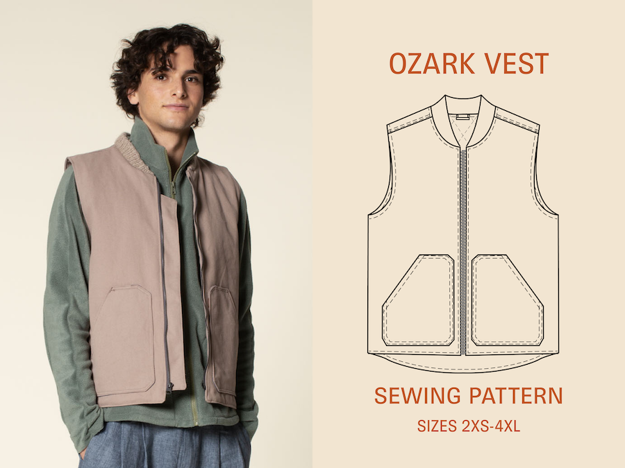 Wardrobe by Me - Paper Sewing Pattern - Ozark Vest