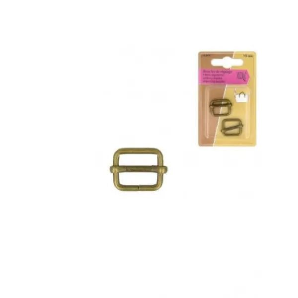 Adjusting Buckles - Brass – view 2 – Truro Fabrics
