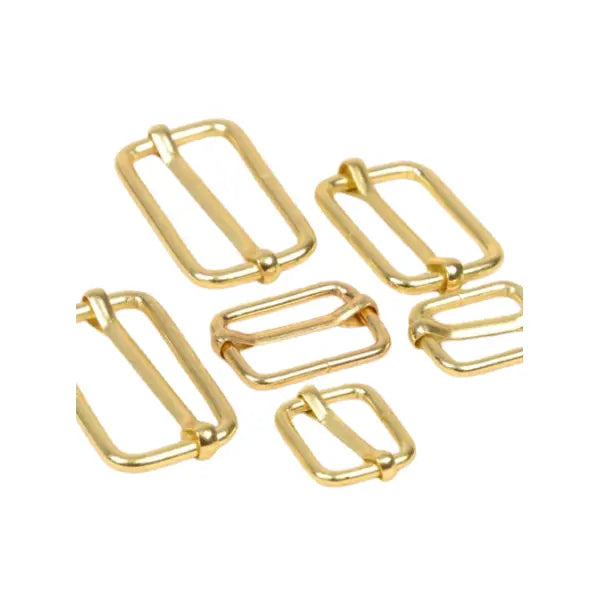 Adjusting Buckles - Gold – view 7 – Truro Fabrics