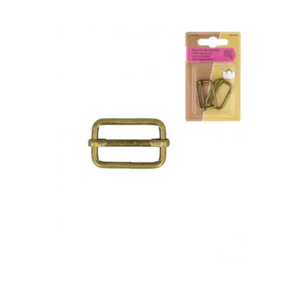 Adjusting Buckles - Brass – view 4 – Truro Fabrics
