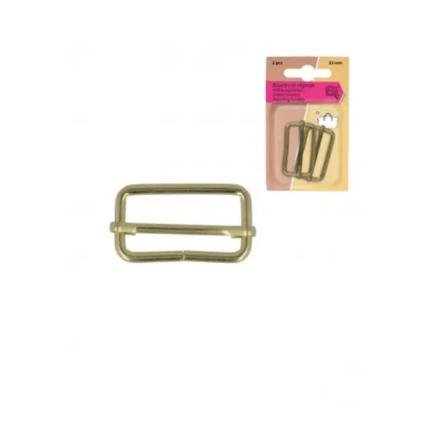 Adjusting Buckles - Gold – view 5 – Truro Fabrics