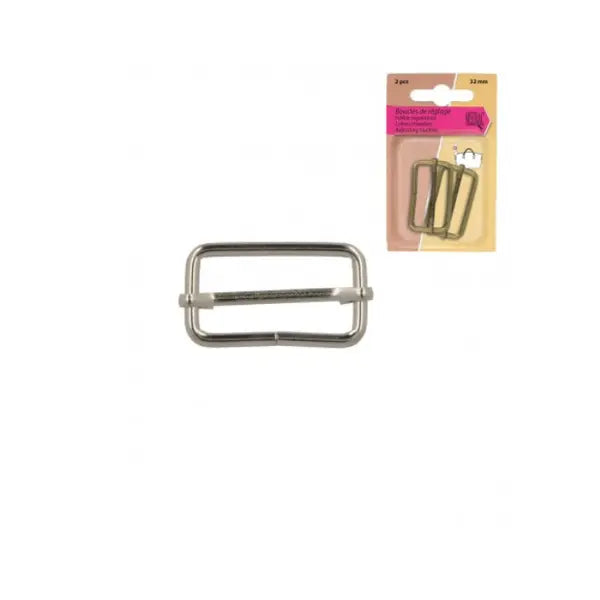 Adjusting Buckles - Silver – view 5 – Truro Fabrics