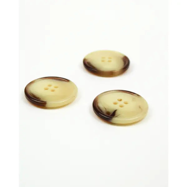 Button - Affogato - 40mm – view 2 – Truro Fabrics