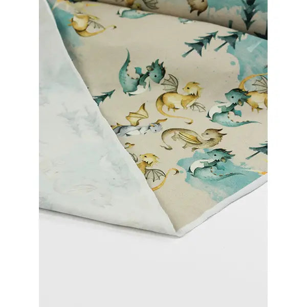Avalana Cotton Jersey - Little Dragons – view 6 – Truro Fabrics