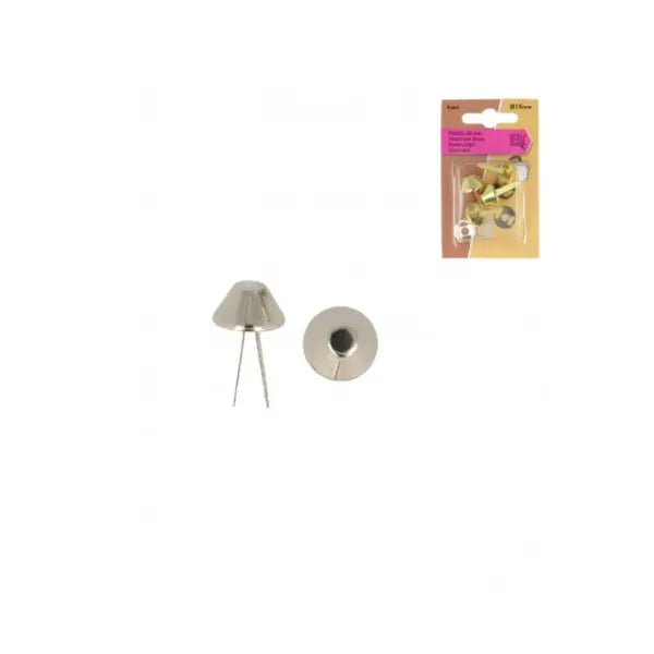 Bag Feet - 15mm - Silver – Truro Fabrics