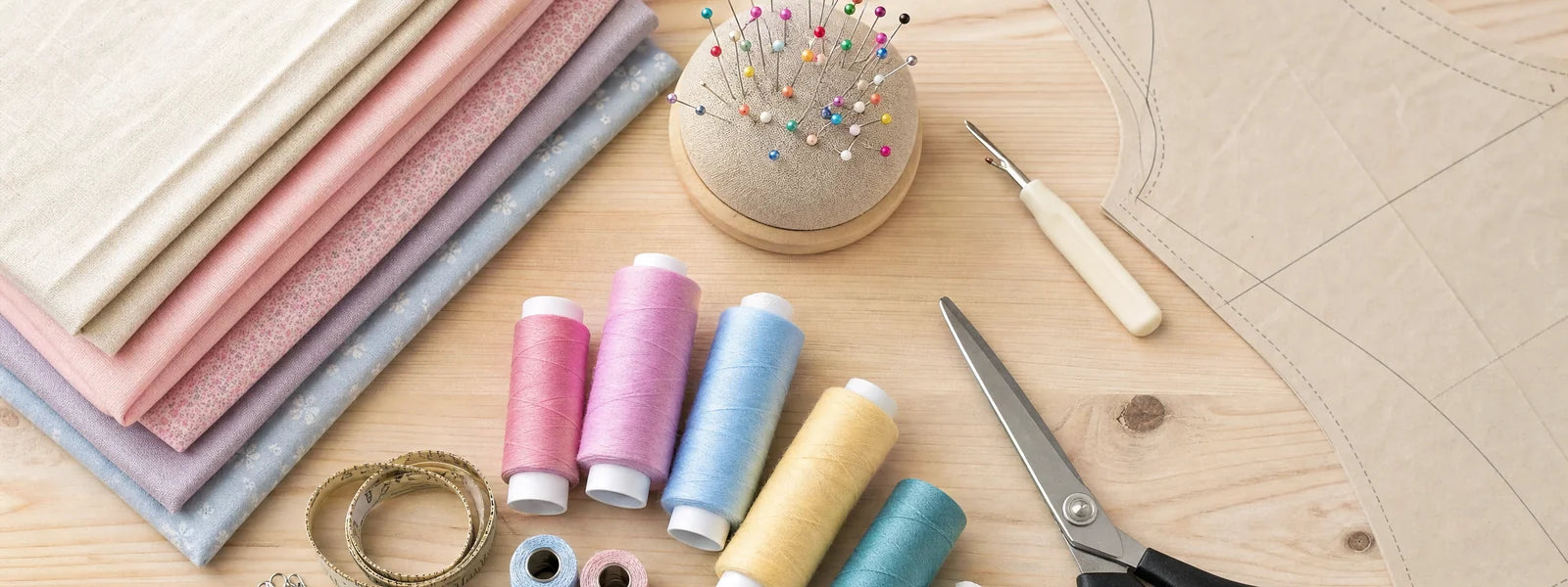 Beginner sewing supplies UK - starter kit from Truro Fabrics Cornwall