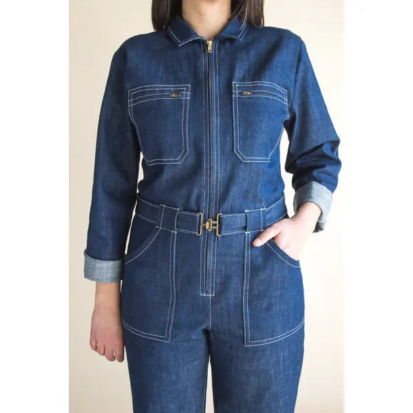 Closet Core - Paper Sewing Pattern - Blanca Flightsuit – view 2 – Truro Fabrics