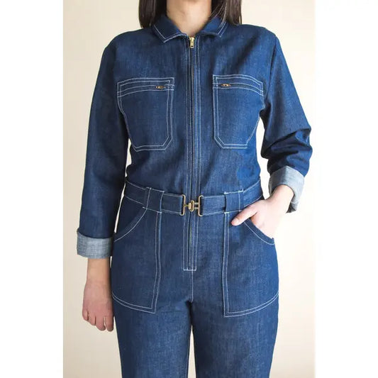 Closet Core - Paper Sewing Pattern - Blanca Flightsuit – view 2 – Truro Fabrics