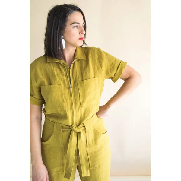 Closet Core - Paper Sewing Pattern - Blanca Flightsuit – view 4 – Truro Fabrics