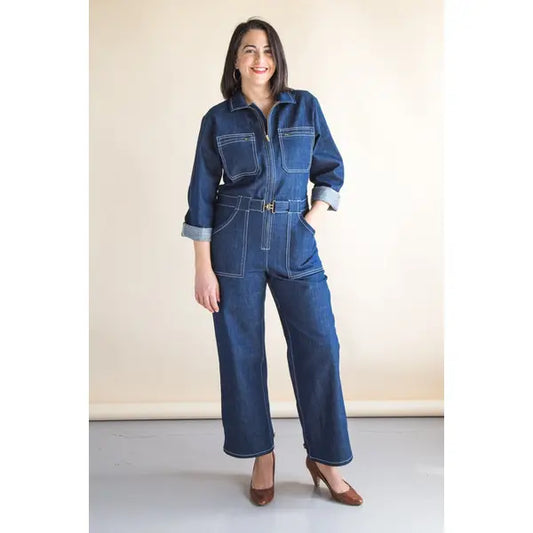 Closet Core - Paper Sewing Pattern - Blanca Flightsuit – Truro Fabrics