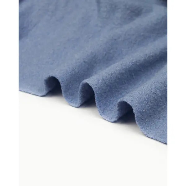Boiled Pure Wool Jersey Fabric - Harebell – view 2 – Truro Fabrics