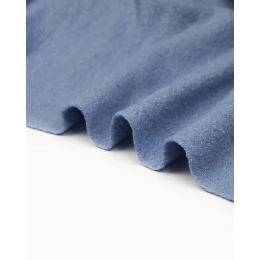 Boiled Pure Wool Jersey Fabric - Harebell – view 2 – Truro Fabrics