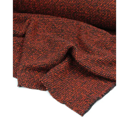 Boucle Knit Coating Fabric - Rust – Truro Fabrics