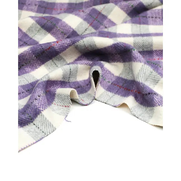 Brushed Coating Fabric - Sylvi Plaid – view 4 – Truro Fabrics